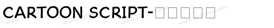 Cartoon Script字体转换